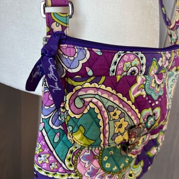 VERA BRADLEY Saddle Hipster Crossbody HEATHER - Picture 4 of 10